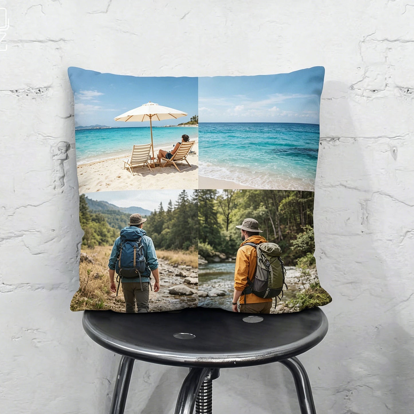 Custom Pillow Cover with Images | Personalised Cushion Cover with Logo | Double Sided Printing on the Soft Velvet Fabric with Multi Size Options