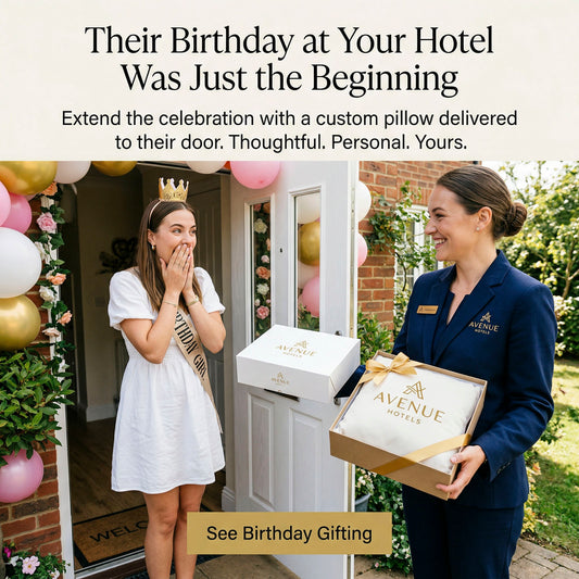 Personalized Hotel Pillow with Custom Photo & Logo Print Made For U