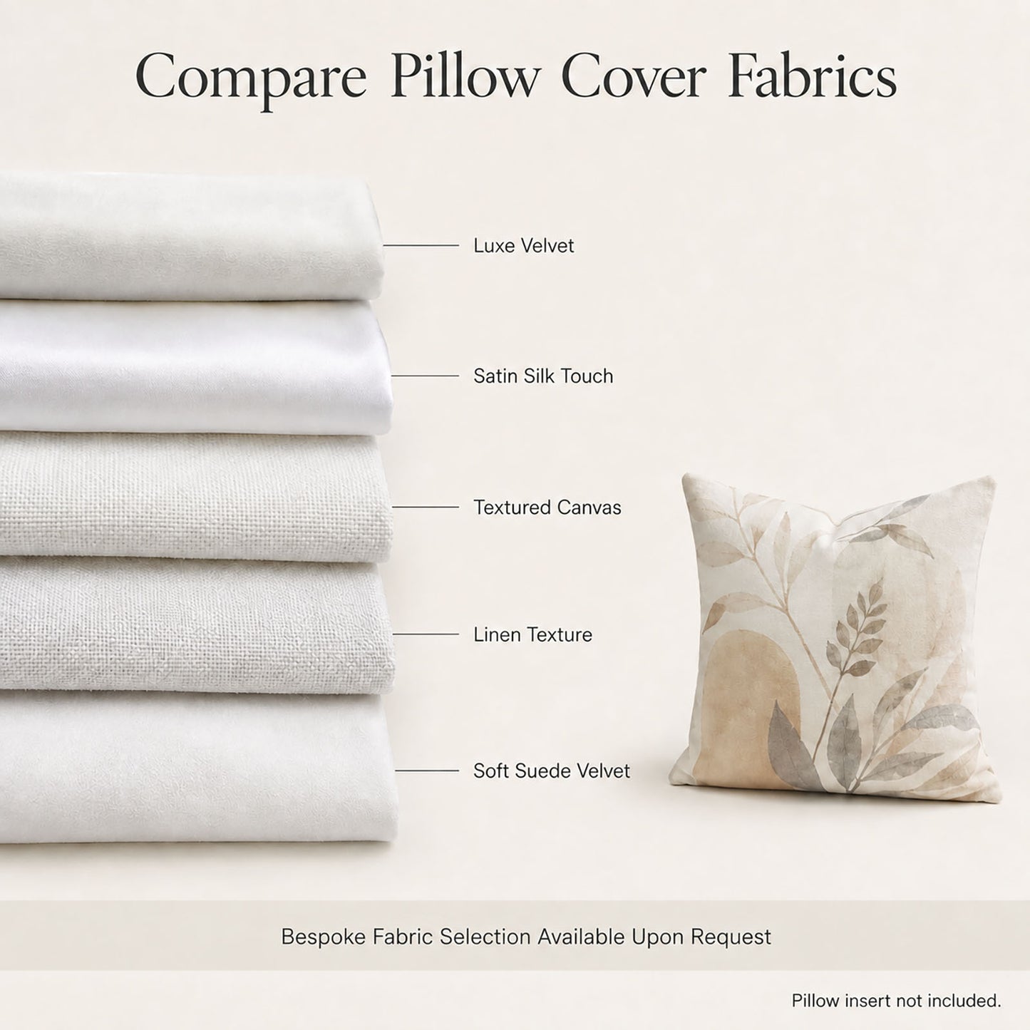 Home Decor Fabric Swatch  Pillow & Blanket Fabrics | Physical fabric samples only. No finished product included