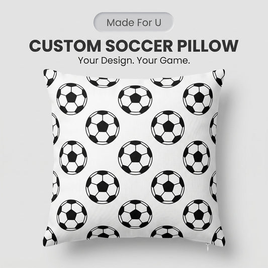 Personalized Pillow Case Featuring Global Football Designs Made For U