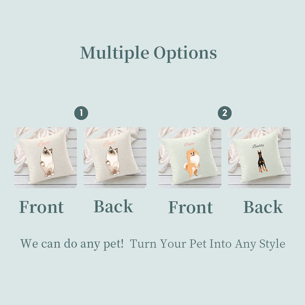 Two-sided custom football pillow design options, front & back can print different soccer pattern/team photo/pet picture, customizable double print for World Cup fan unique home cushion.