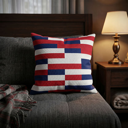 Weather-resistant premium custom football cushion for backyard patio World Cup gathering decor, upload your team outdoor activity photos to create exclusive outdoor throw pillow.